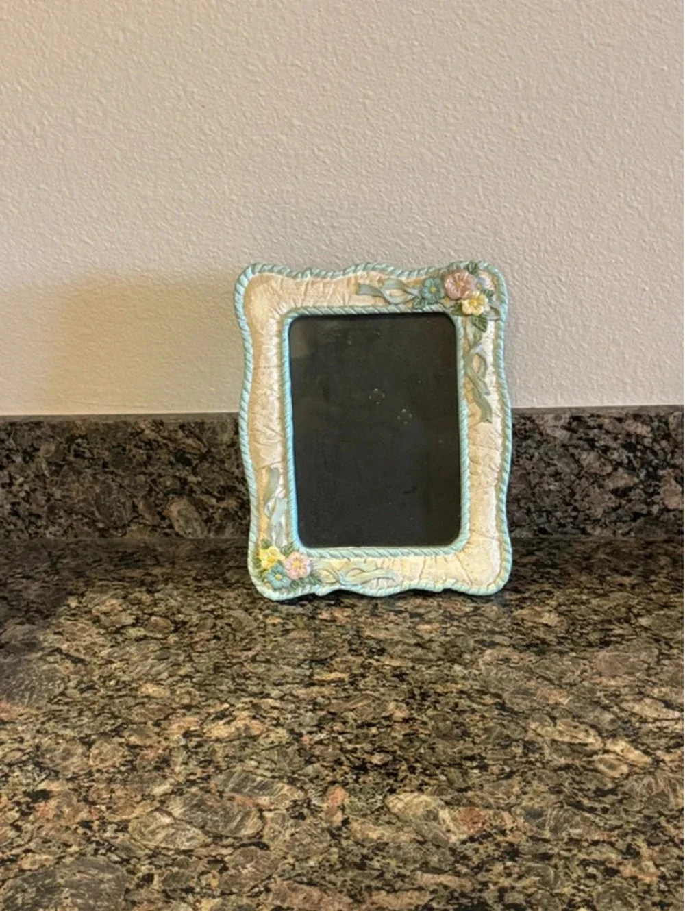 Beautiful Vintage Pastel Flower Picture Frame